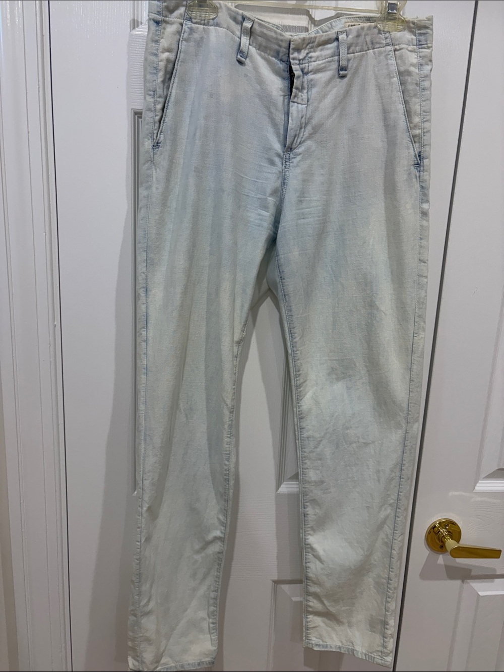 rag & bone Light Blue Women’s Slim Straight Jeans